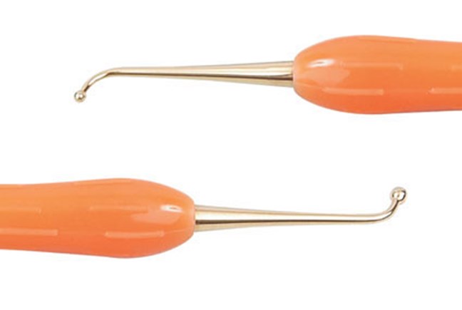 Titanium Nitride-Coated Instruments 1L Ball Ended Burnisher DE