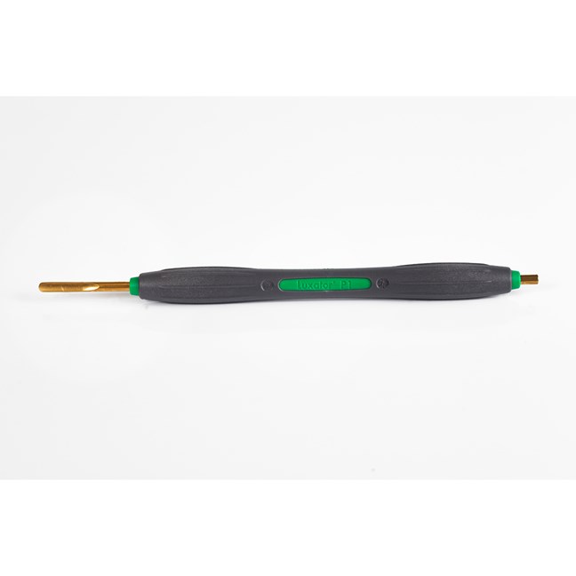 Luxator P-series Extraction Instruments P1, Straight Blade, Dark Green