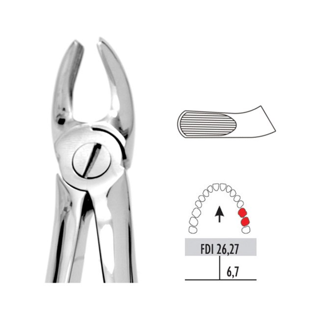 Forceps - Autoclavable 18 Upper Molars Left
