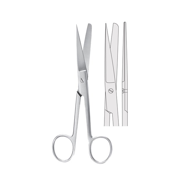 Scissors Dissecting 14.5cm Sharp/Blunt
