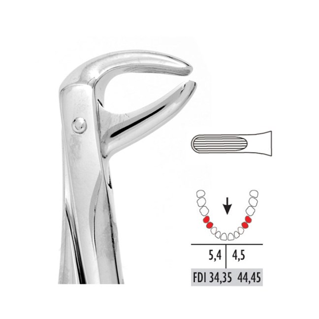 Forceps Premier Range - Autoclavable 75 Lower Bicuspids
