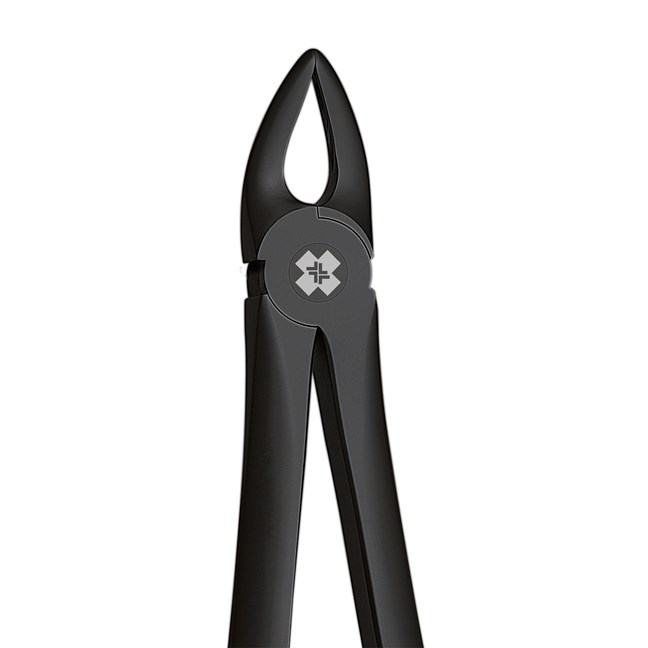 Extraction Forceps No. 138 Children's Upper Anteriors, Premolars & Roots (Nano Coating Black)
