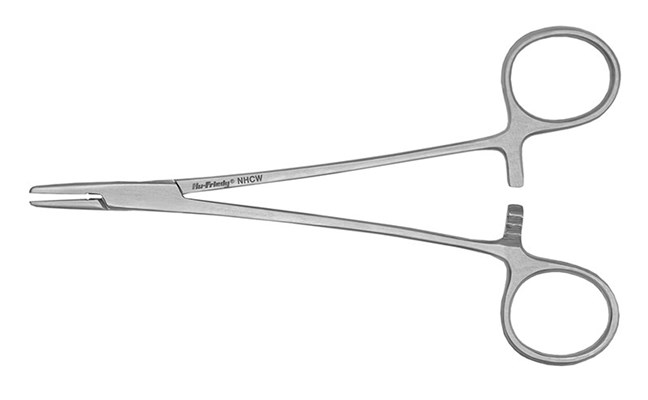 Crile-Wood Grooved Needle Holder,15cm (6")