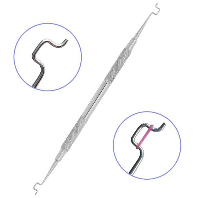 Ligature Elastic Placer Double Ended