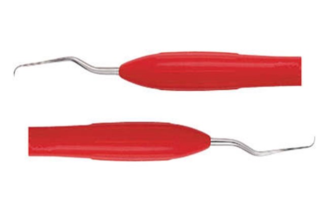 ErgoMax 1/2 Xsi Langer Curette (Mini) LM281-282M (Red)