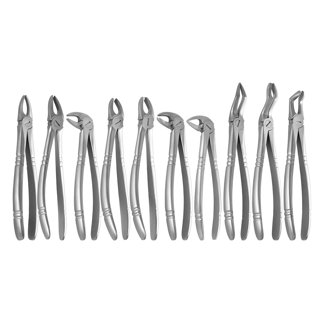 DUA218 Standard Extraction Forceps Set Ergonomic
