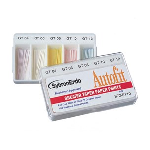 Meta Absorbent Paper Points - .04 Taper, #30, Color Coded - 60/Pack