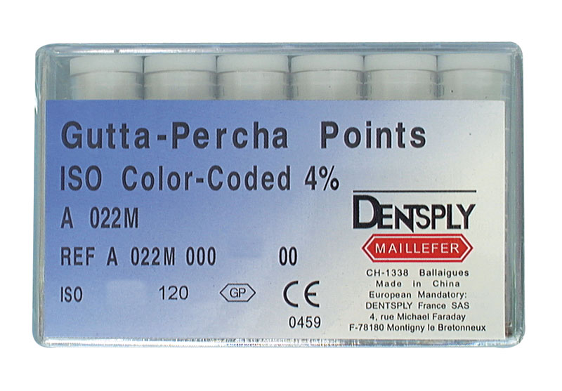 Gutta Percha Points Assorted .04 / .06 Taper – Sizes #30,15,20,25,35,40 (60 Points)