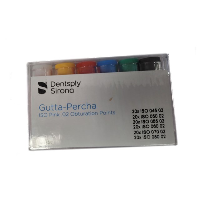 Maillefer GP Points Assorted Pink 45-80