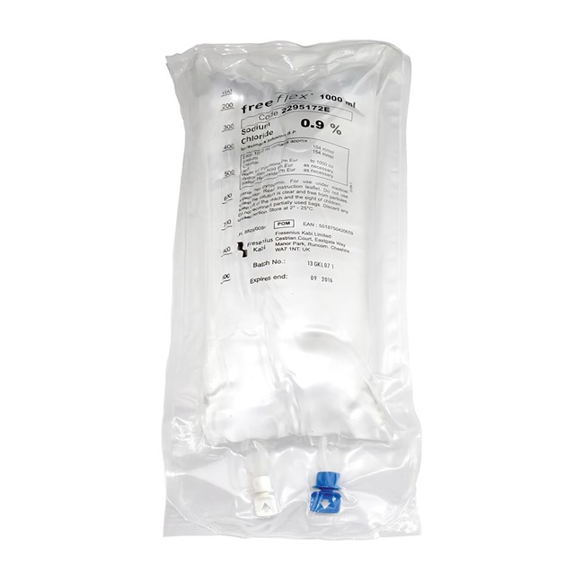 Freeflex IV Solution - Sodium Chloride 0.9% - Case 10 Bags