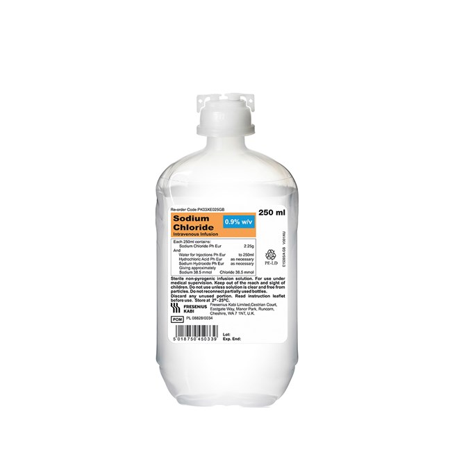 Kabipac Sodium Chloride Saline 0.9% IV