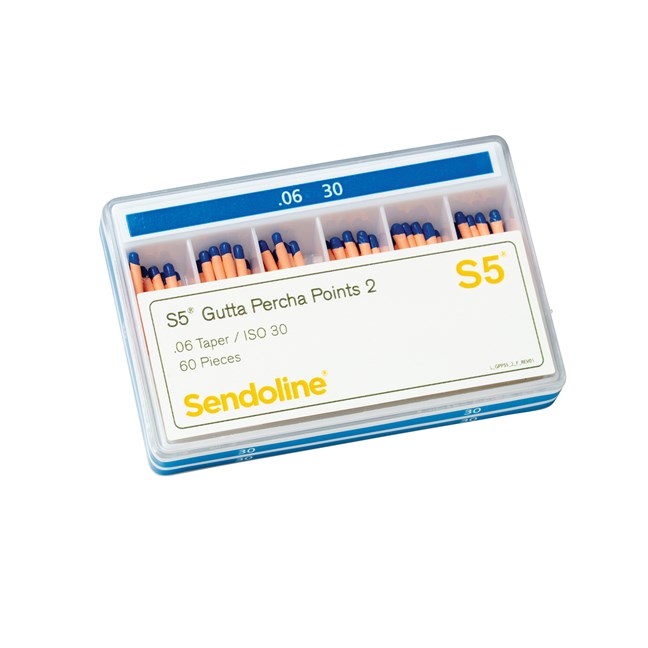 S5 Gutta Percha Points Size 2 #30 Taper .06