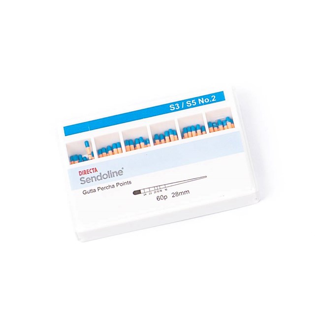 S3/S5 Gutta Percha Points Size 2 #30 Taper .06