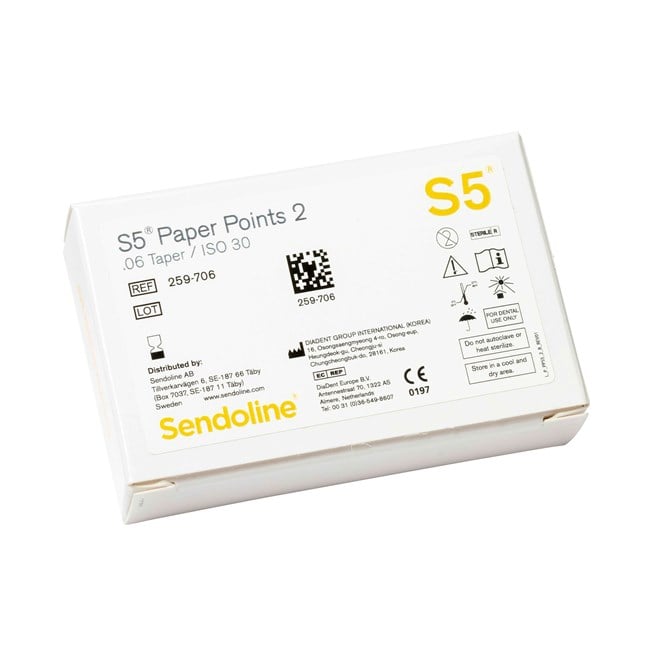 S5 Paper Points Size 2 #30 Taper .06