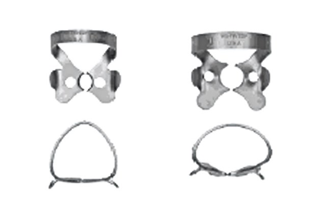 1 Satin Steel Rubber Dam Clamp