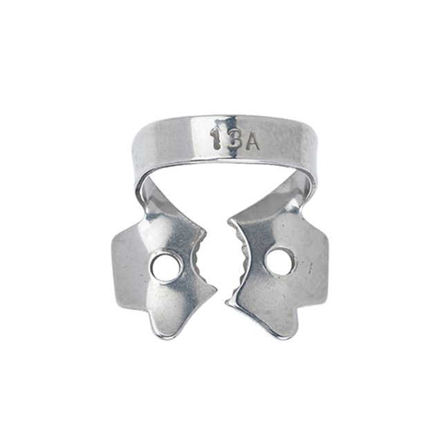 12 Pack S.S. Dental Rubber Dam Clamps - #13A Stainless Steel, Autoclavable