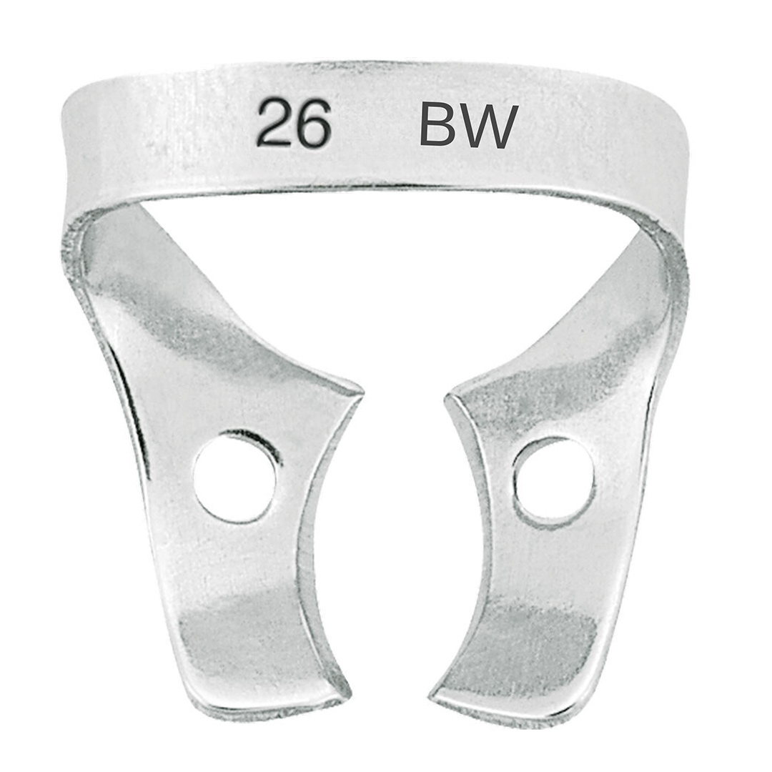 EWC904 Rubber Dam Clamp Wingless Clamp BW