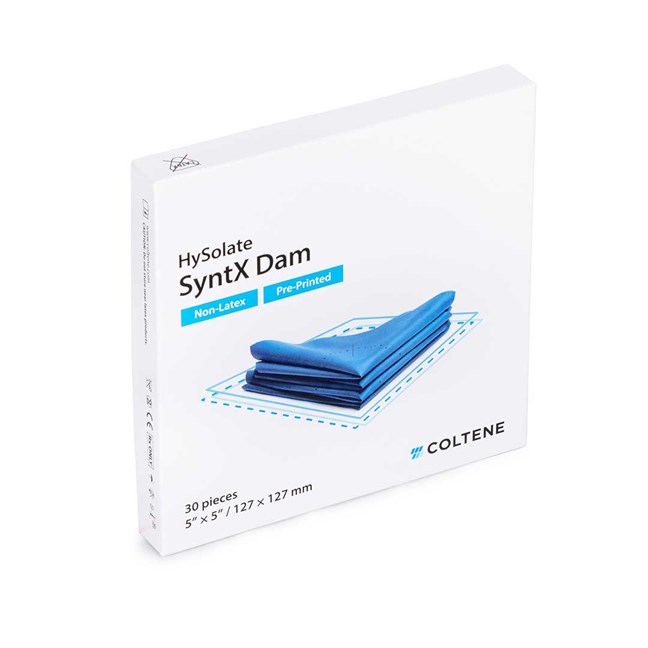 HySolate SyntX Dam Non Latex Blue Medium 5"x5" (127 x 127 mm)