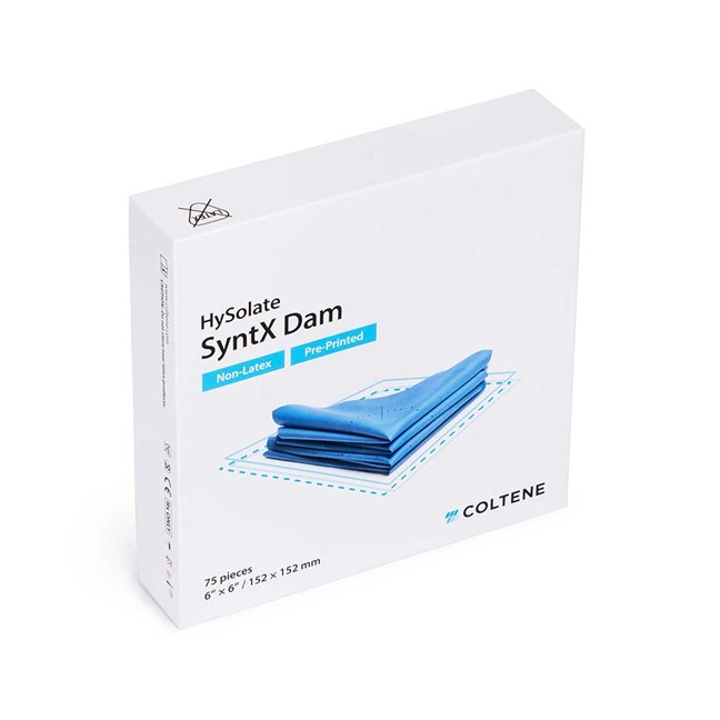 HySolate SyntX Dam Non Latex Blue Medium 6"x6" (152 x 152 mm)