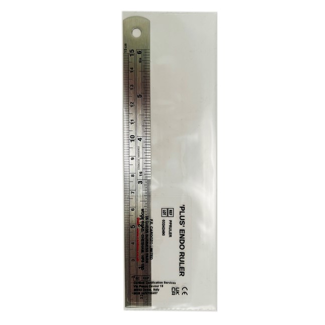 Endodontic Steel Ruler 6"