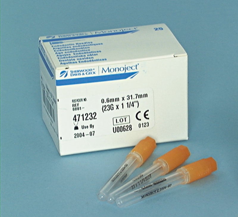 EXY015 Monoject Endo Needle 23G x 1.25 Orange