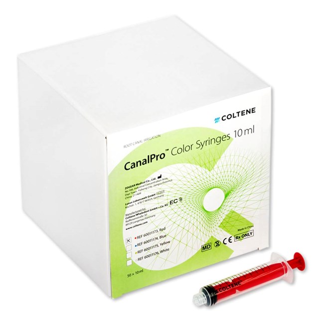 CanalPro Color Syringes Red, 10ml