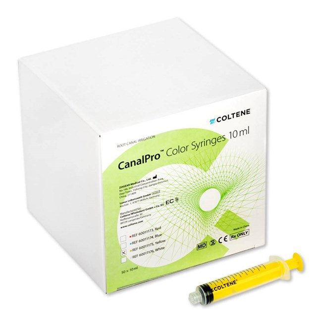 CanalPro Color Syringes Yellow, 10ml