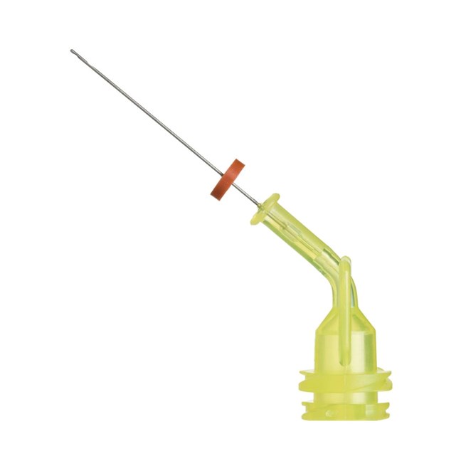 NaviTip 31g Tip with Double Sideport Irrigator 21mm (Yellow)