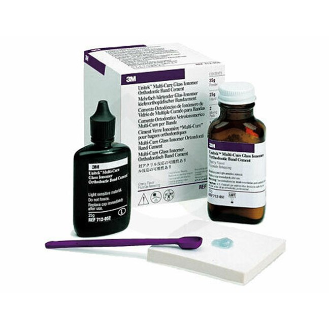 3M Unitek Multi-Cure Glass Ionomer Orthodontic Band Cement Liquid