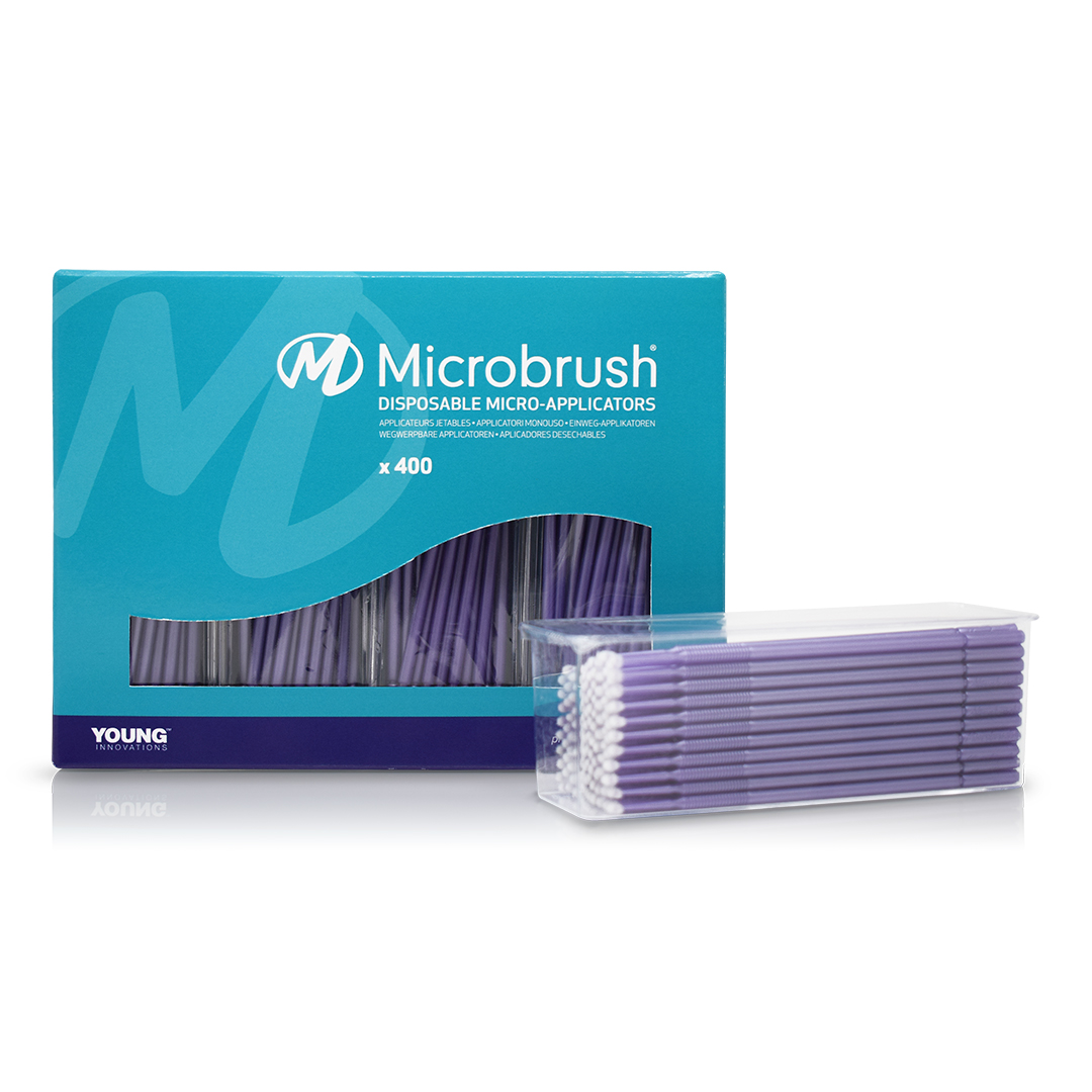 Microbrush Plus Regular Purple Refill Pack (2.0mm) 