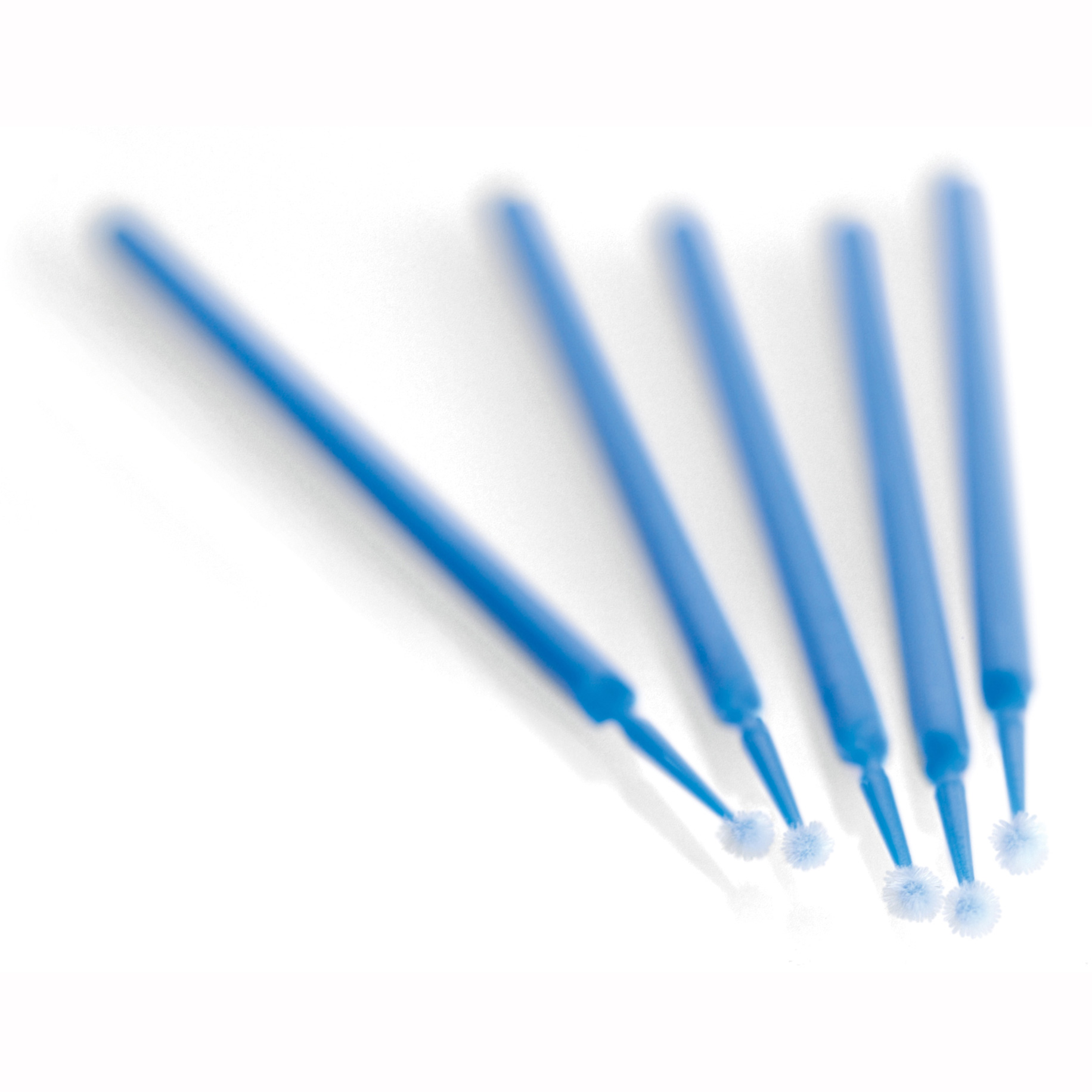 Disposable Point Minibrushes Medium - Light Blue 