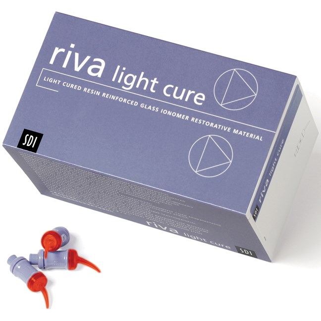 Riva Light Cure Glass Ionomer Capsules B2
