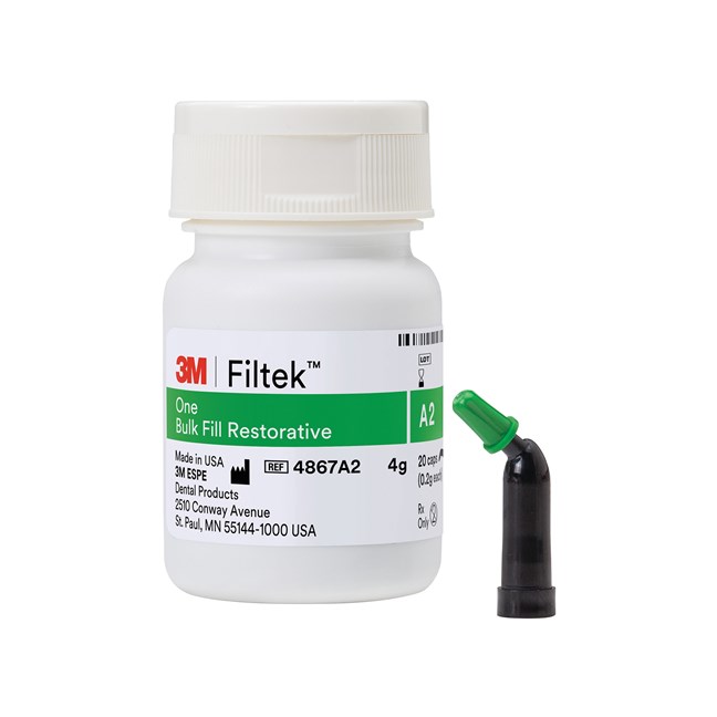 Filtek One Bulk Fill Restorative (Composite) Capsule Refills A2