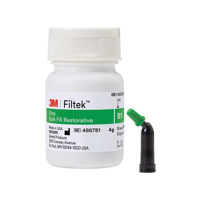 Filtek One Bulk Fill Restorative (Composite) Capsule Refills B1