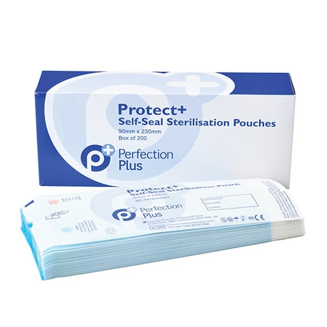 Protect+ Self Seal Sterilisation Pouches 90 x 230mm