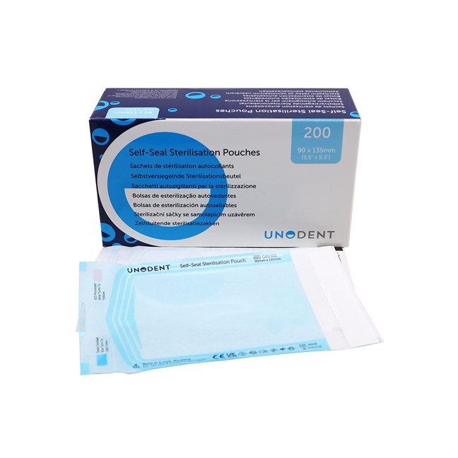UnoDent Sterilisation Pouches 90 x 135mm