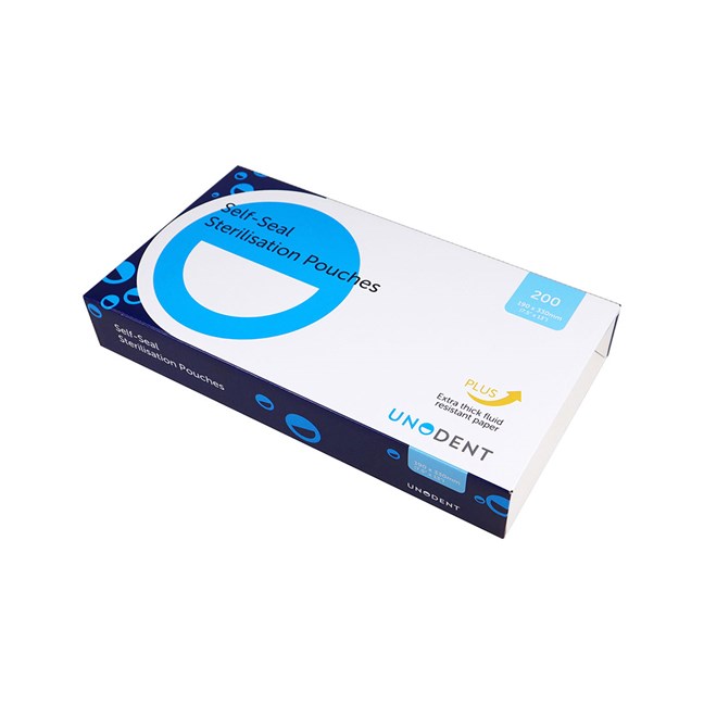 UnoDent Sterilisation Pouches 190 x 330mm (70g)