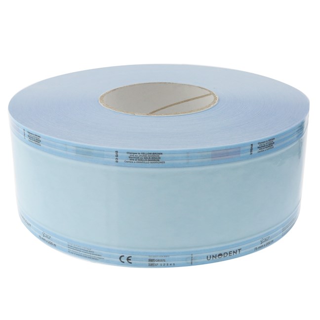 UnoDent Sterilisation Flat Reel 75mm x 200m