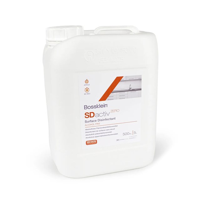 SDactiv ZERO Surface Disinfectant Alcohol Free - Apple 5 Litre Refill