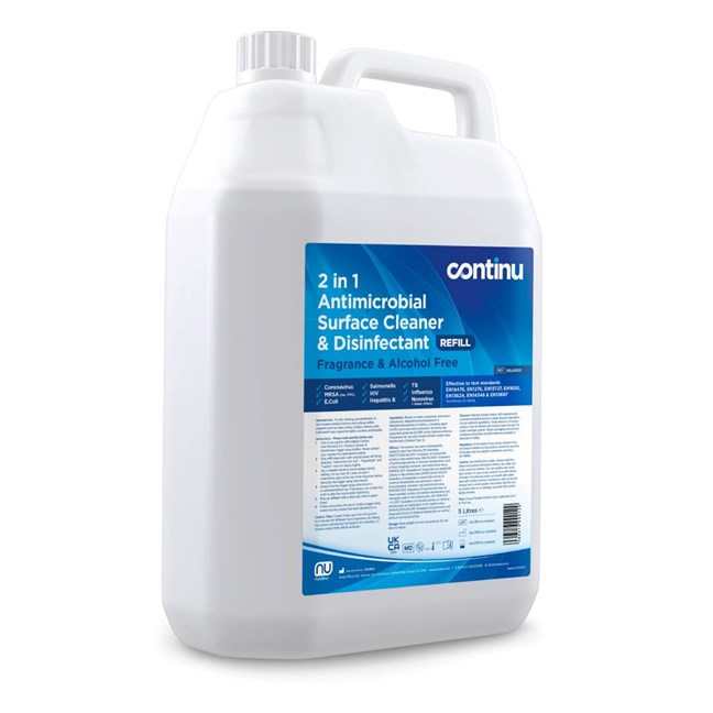 Continu 2 in 1 Cleaning and Disinfection 5L