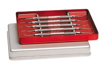 Instrument Tray - Mini Solid Red (18cm x 14cm) 