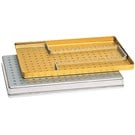 Large Instrument Tray Perforated Yellow (28cm x 18cm) 