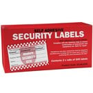 ImpressiV Security Labels (Self Adhesive) 