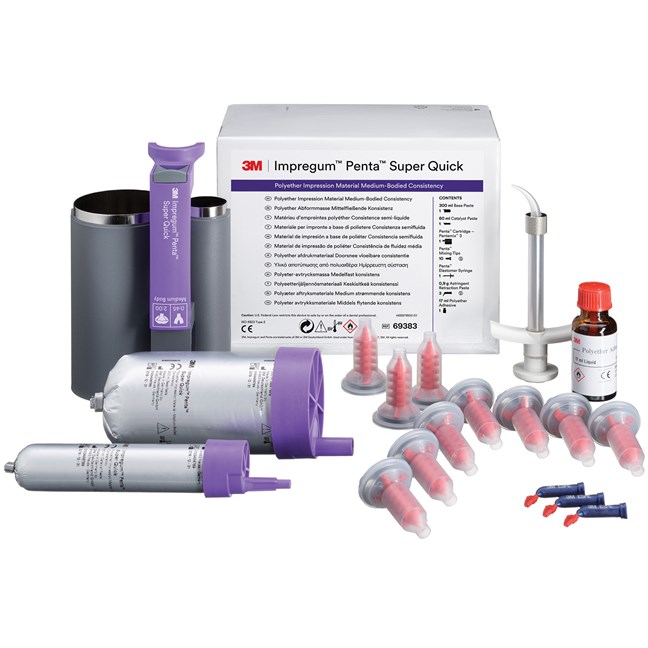 Impregum Penta Super Quick Polyether Impression Material (Medium Body) Intro Kit
