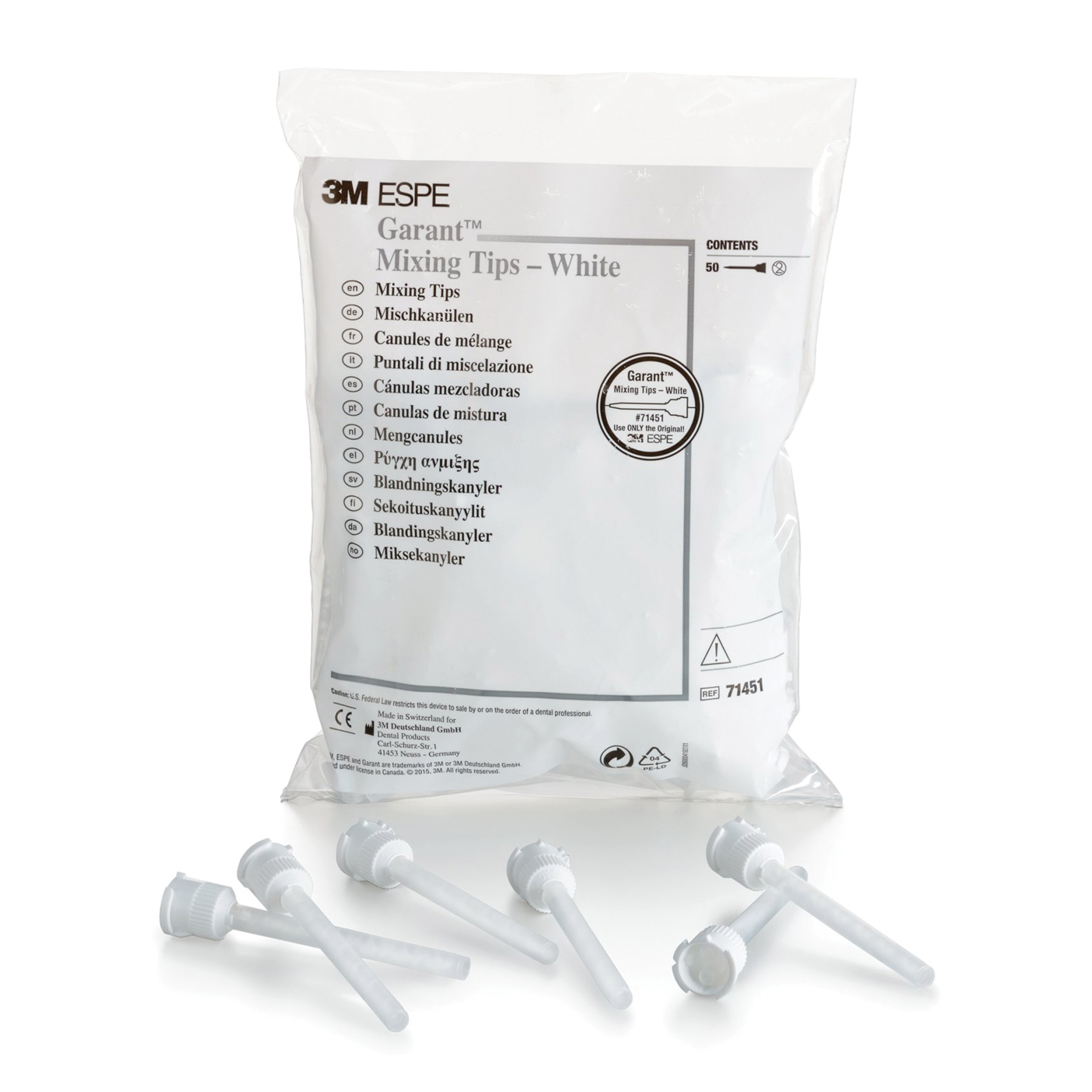 IDX435 Garant Mixing Tips White