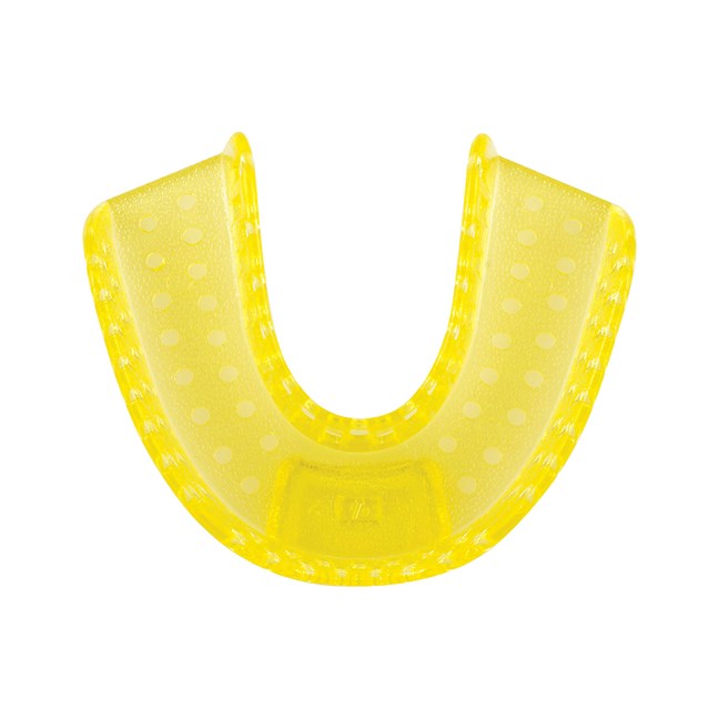 Kiara Impression Trays Lower Large 12 Yellow