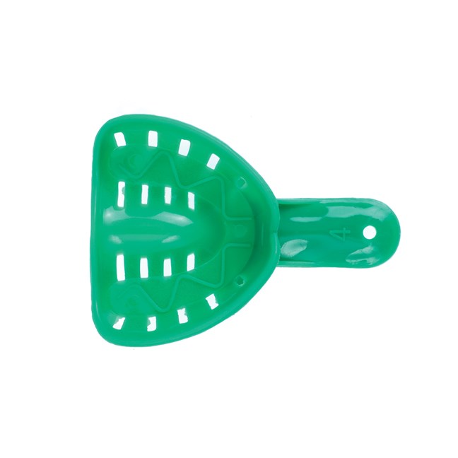 Orthodontic Impression Trays Size 4 Upper Medium - Green