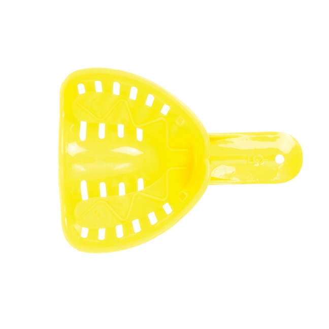 Orthodontic Impression Trays Size 5 Upper Large - Yellow