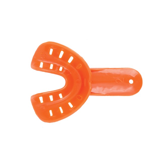 Orthodontic Impression Trays Size 2 Lower X-Small - Orange
