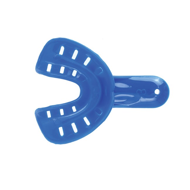 Orthodontic Impression Trays Size 3 Lower Small - Blue